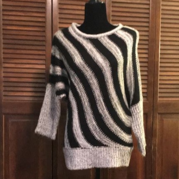 Contemporary Striped Sweater - Picture 1 of 6